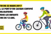 A vélo, le casque obligatoire pour les moins de 12 ans