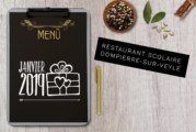 Menus du mois de Janvier 2019