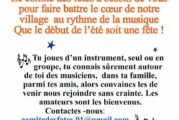 21 juin 2019 fête de la musique organisée par le Comité des Fêtes