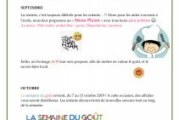 Menus Septembre 2019