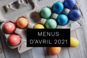 Menus Restaurant Scolaire Avril 2021