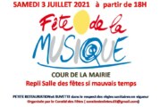 Fête de la musique – (Si mauvais temps repli Salle des fêtes )