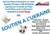 Le 19.03.2022 soirée KARAOKE en soutien à l’Ukraine