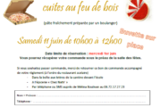 Dernier rendez-vous de l’année: vente de pizzas et tartes cuites au feu de bois!