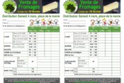 Vente fromage 04.03.2023 sou des écoles