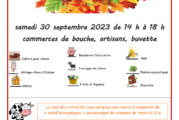 Marché d’automne du club des retraités