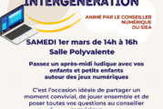 Jeux numériques 1er mars de 14h00 à 16h00