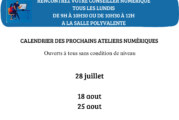 Ateliers numériques été 2025