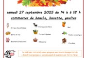 Marché d’automne du club des retraités