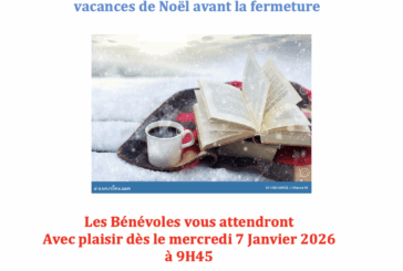 Fermeture de la Bibliothèque