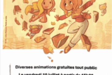 PARTIR EN LIVRE – animations gratuites tout public le 10 juillet au verger près du plan d’eau à partir de 15h30