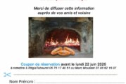 Nouvelle vente de pain au four banal