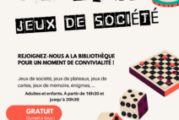 Atelier Jeux de société le 9 octobre 2026