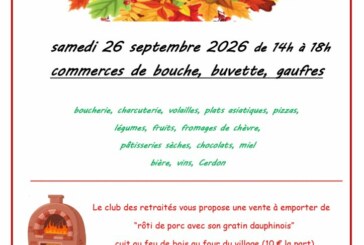 Marché d’automne 2026 du club des retraités